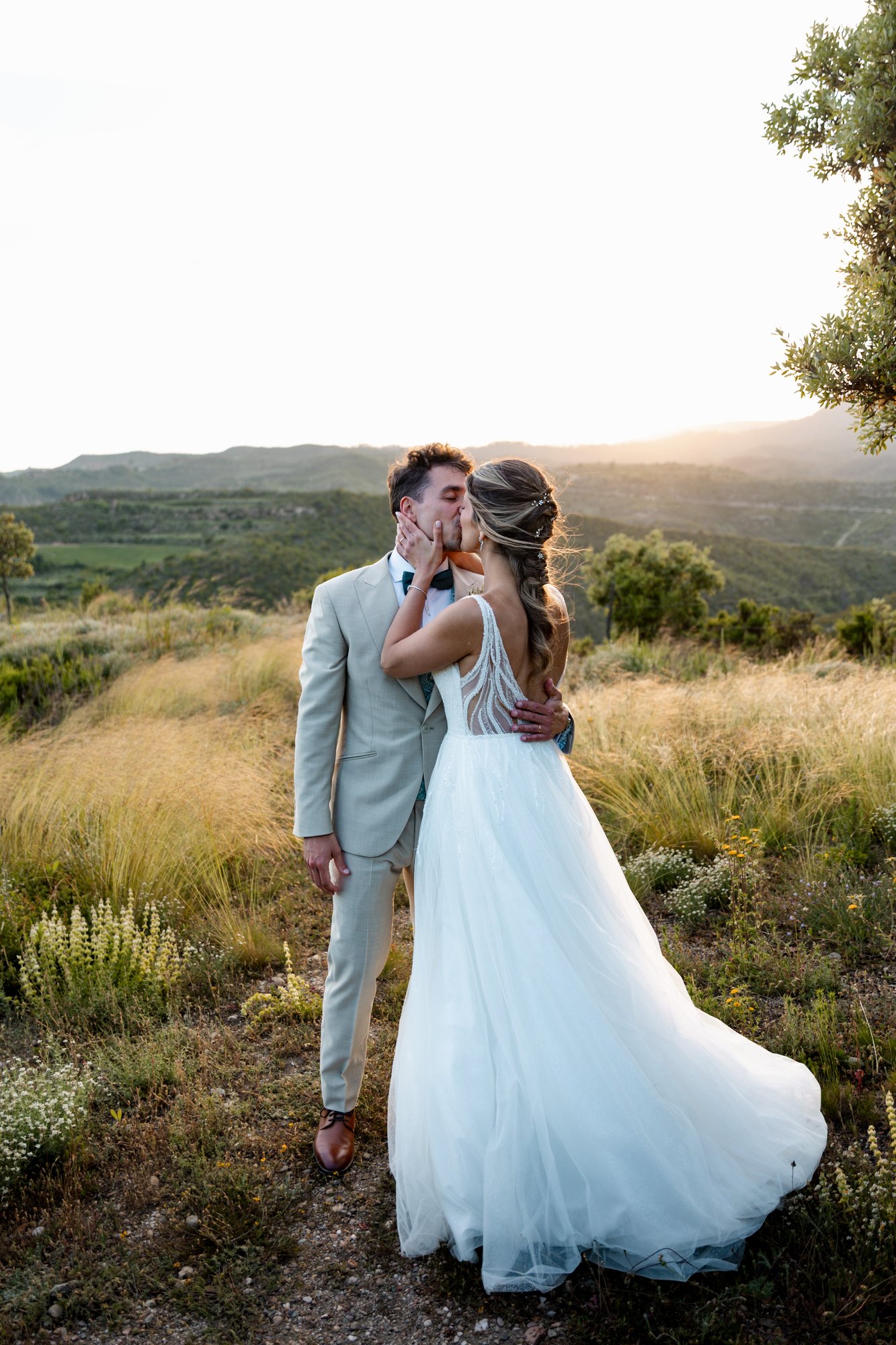 Retrato de boda de Loredana y Albert
