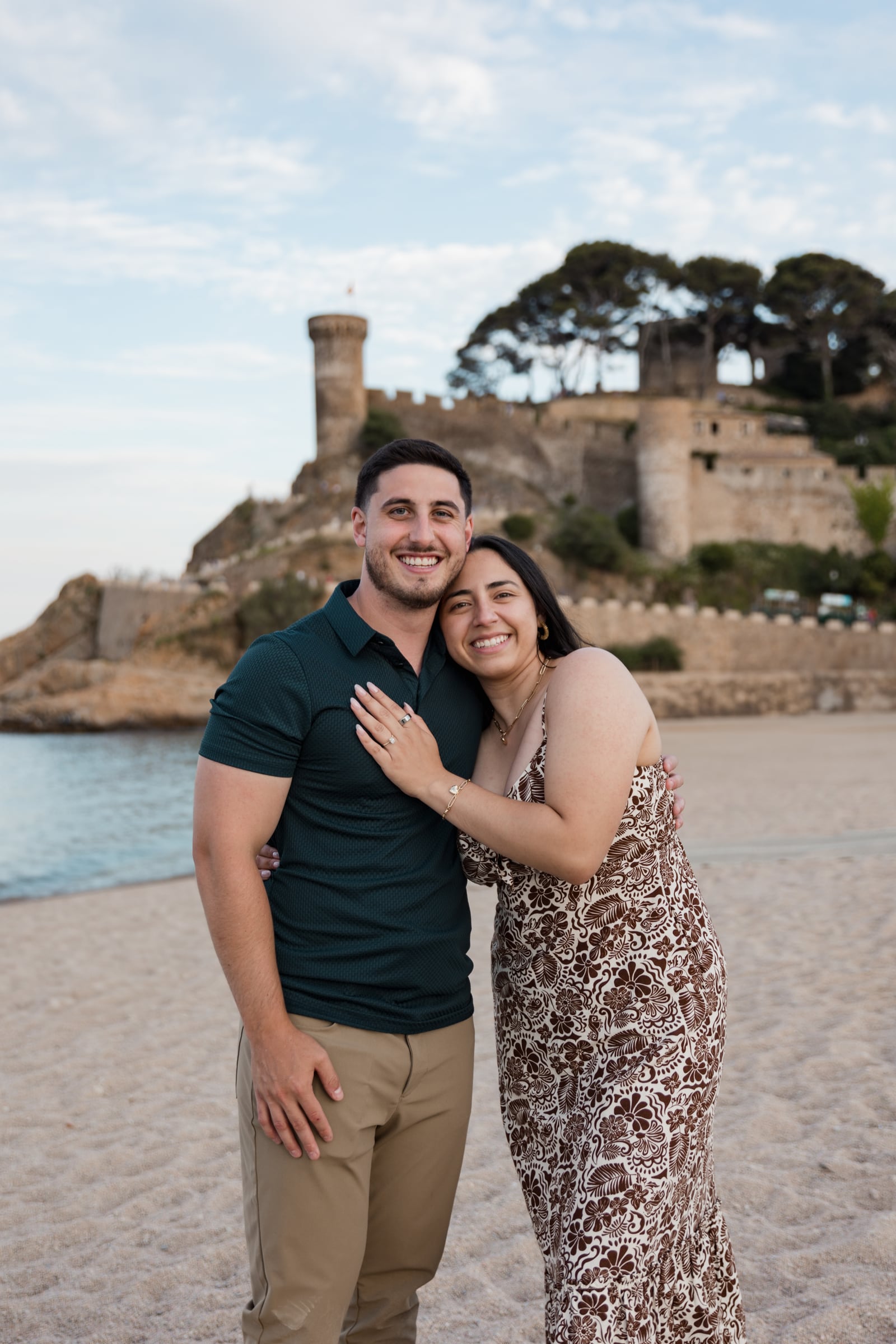 Pareja en sesión fotográfica