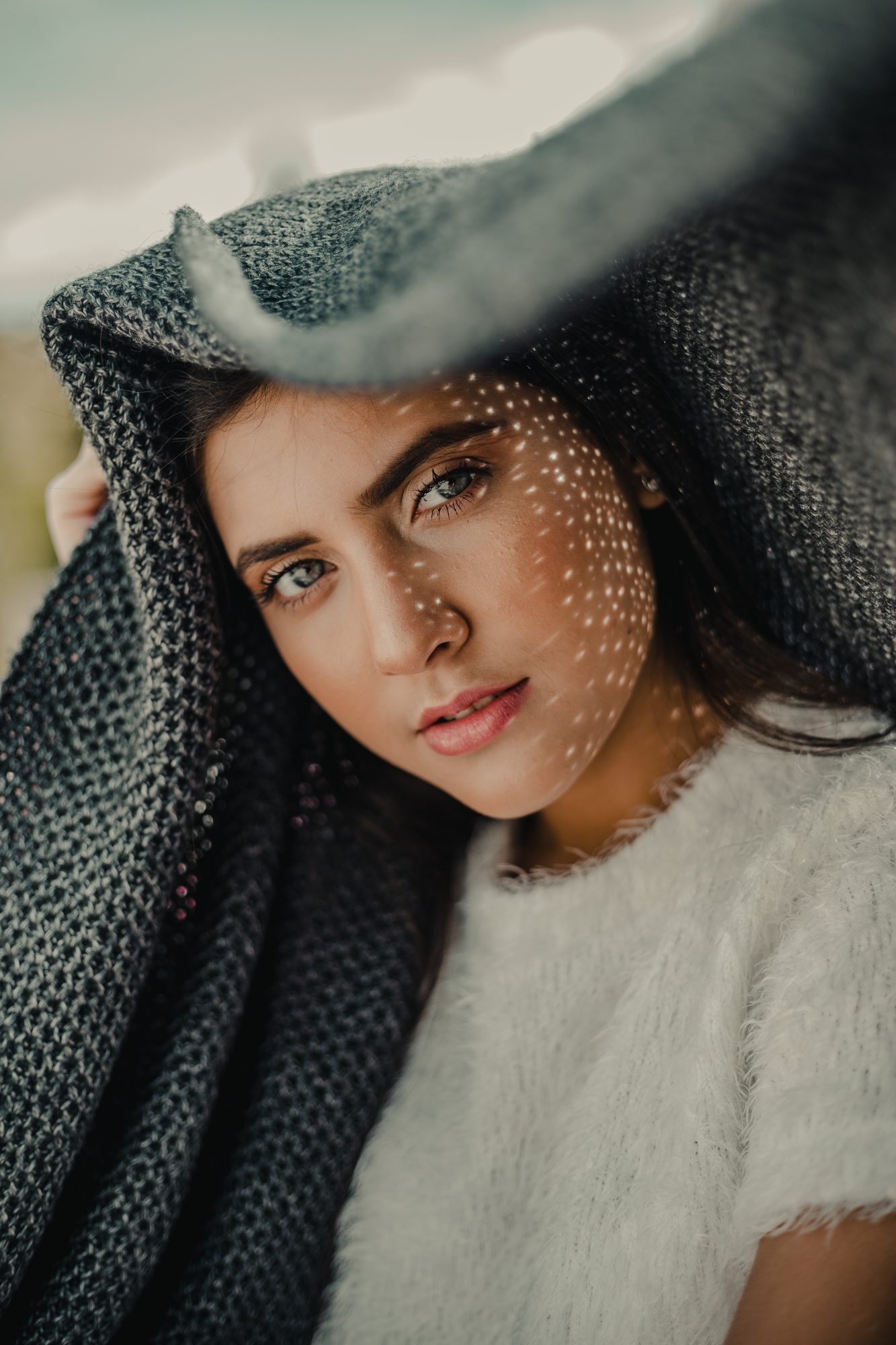 Retrato en exterior con luz natural