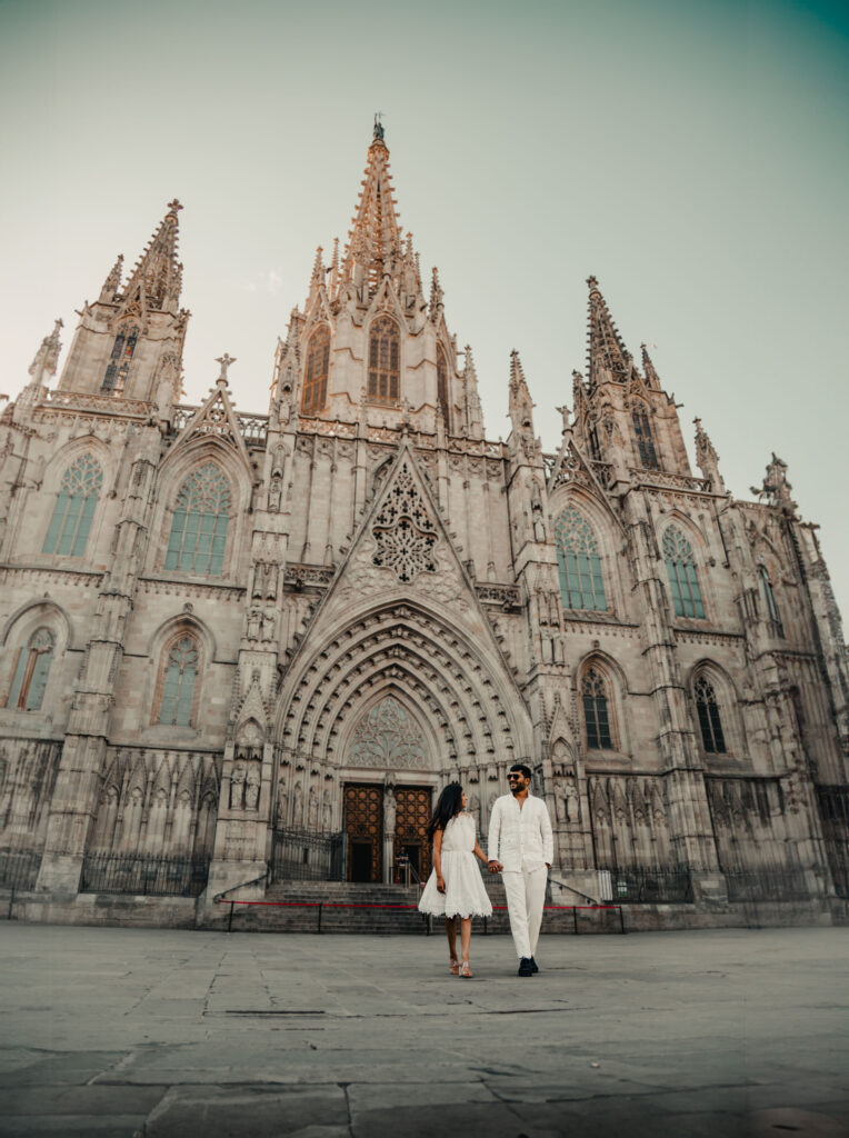 pareja en barcelona